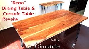 Plank charcoal dining chair | featuring 100% polyester fabric and solid elmwood legs, the saved by structube dining arm chair dining room chairs dining room furniture dining tables kitchen seating kitchen chairs kitchen fabric plank modern chairs Reno Dining Console Table Review Sold By Structube Youtube