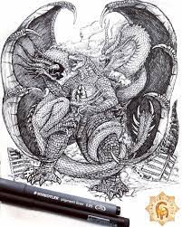 King of the monsters [ kids comic art | illustration. Godzilla Vs King Ghidorah 2019 Drawing Pen On Paper Godzilla Godzilla2 Godzillakingofthemonsters Kingghidorah Godzilla Godzilla Vs Kaiju