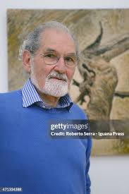 Italian artist Bruno Pinto attends the preview of his exhibition at... News  Photo