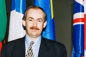 Portrait of MEP Wayne DAVID in Brussels