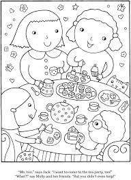 Printable tea party coloring pages. 42 Tea Party Coloring Pictures Pictures