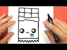 Klicke Um Das Bild Zu Sehen Videotuto Comment Dessiner Une Tablette De Chocolat Kawaii Chocolat Comment Chocolate Drawing Kawaii Doodles Kawaii Drawings