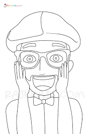Kids can draw and paint this coloring page with lots of fun. Blippi Coloring Pages 25 Coloring Pages Free Printable