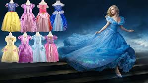 Va me chercher mes plus beaux bijoux ! á'Ž Cendrillon Filles Robe Ge Ans Princesse Blanche Neige Robes Raiponce Aurora Enfants Cosplay Costume Tements W573