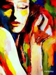 Expressionist Bold Colored Paintings By Helenka Wierzbicki Ego Alterego Contemporary Art Painting Art Art Painting