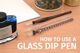Tutorial on using a glass dip pen for writing and hand lettering, by nancy hulan of arte of the booke How To Use A Glass Dip Pen Jetpens
