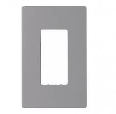 The sleek look of the decora style looks elegant and can make your home or office feel classier. Eaton Wiring 1 Gang Decora Wall Plate Mid Size Screwless Gray Eaton Wiring Pjs26gy Homelectrical Com