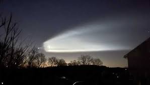 The mysterious light seen around 6 a.m. Video Spacex Launch Provided Dazzling Sight Along East Coast Sunday Morning