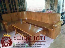 Bangku model minimalis ini merupakan salah satu dari produk andalan kami. Jual Kursi Sudut Kayu Jati Jepara Minimalis Modern