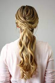 Fishtail Embellished Ponytail Fishtail Hairstyles Low Ponytail Hairstyles Hair Styles