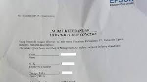 Pembayaran mudah, pengiriman cepat & bisa cicil 0%. Contoh Surat Paklaring Pt Epson Pengalaman Kerja Sebagai Operator Lowongankerjacareer Com