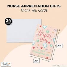 No one understands the pressure that nurses face like nurses, which is why the littlethanks cards can be so especially powerful in fighting against the. Nurse Appreciation Thank You Cards With Envelopes 6 Designs 4 X 6 In Pipilo Press