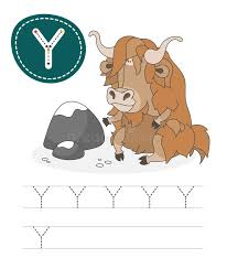Funny Yak And Letters Y Stock Vector Illustration Of Develop 162028168 Download 630+ royalty free cartoon yak vector images. dreamstime com
