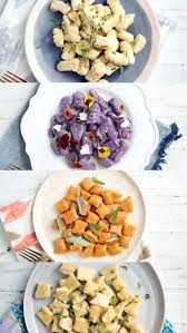 Gnocchi 4 Ways Recipe Sweet Potato Gnocchi Homemade Gnocchi Pasta Dishes