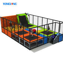 High Quality Custom Size Soft Indoor Playground Kids Large Play Jumping  Area Trampoline Park for Children
