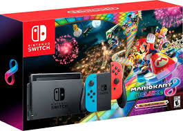 * race as every character on every track from the wii u version, including dlc characters and tracks. Grab A Nintendo Switch With Mario Kart 8 Deluxe In This Early Black Friday Bundle Vg247