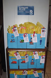 Daniel S 2nd Birthday Party Theme Trains Baggage Claim For Giveaways 2nd Birthday Party Themes Trains Birthday Party Thomas Train Birthday