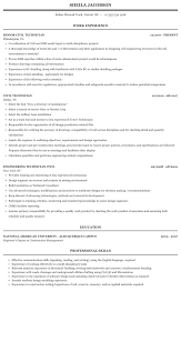 Cv template engineering technician : Civil Technician Resume Sample Mintresume