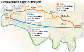 Ferroviaire et maritime entre le japon et l' europe par l. Conteneur Chine France Le Fret Maritime En 2021 Covid