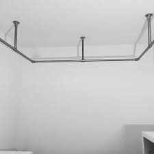 edelstahl garderobenstange zum selbst gestalten kleiderstange 25er serie begehbarer kleiderschrank kleiderstange garderobe stange