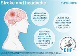 Do you have know any sources on headaches following a stroke? European Headache Federation On Twitter Studies Have Suggested That Migraine Is Associated With Stroke Risk And Headache Is Also A Common Symptom During Ischemic Stroke However The Pathways Underlying These Links Are