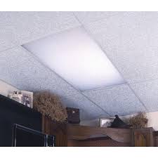 2 Ft X 2 Ft Acrylic Clear Cracked Ice Lighting Panel 20 Pack 86086102 The Home Depot