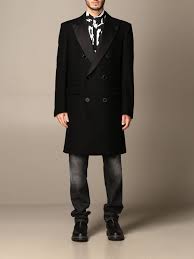 Modèle avec col et boutonnage devant. Just Cavalli Outlet Manteau Homme Manteau Just Cavalli Homme Noir Manteau Just Cavalli S01aa0036 N39520 Giglio Fr