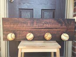 Baseball Hat Hanger Dugout Sign Rustic Baseball Sign Baseball Family Sports Decor Boys Room Decor Baseball Room Sports Decorations Boys Room Decor