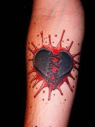Heart Tattoos For Men Broken Heart Tattoo Designs Broken Heart Tattoo Heart Tattoo For Men