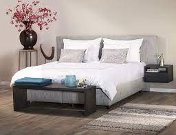 boxspring grijs slaapkamerideeen thuisdecoratie slaapkamerdesigns