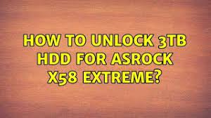 Asrock 3tb+ unlocker utility позволяет полноценно освоить hdd объемом свыше 2048 gb для компьютеров не совместимых с технологией uefi,. How To Unlock 3tb Hdd For Asrock X58 Extreme Youtube