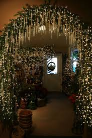 2200 Twinkle Lights And Glass Icicles Dripping With Christmas Icicle Christmas Lights Christmas Cubicle Decorations Christmas Themes Decorations