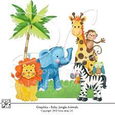 Free Printable Baby Jungle Animals Graphics Baby Jungle Animals Part Number 1gja Baby Jungle 1art Price 5 Baby Jungle Animals Jungle Animals Baby Zoo Animals