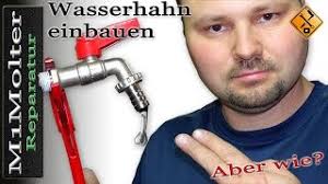 Für 1 zoll schlauch (ca.25mm). Wasserhahn Installieren Anleitung Bauform Kugel Auslaufhahn 1 2 Zoll Von M1molter Youtube
