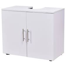 Lift the countertop off the cabinet to break the seal, and periodically use a pry bar to help break the seal along the wall. Ssline Under Sink Vanity Cabinet Free Standing Bathroom Sink Cabinet With Pedestal Hole White Bath Storage Cupboard W Doors Shelves Space Saver Organizer Bathroom Vanities Tools Home Improvement