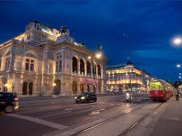 It is in the east of the country on the river danube. Iconic Vienna State Opera Building In Vienna Austria
