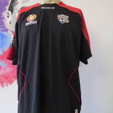 Adelaide united, hindmarsh, south australia, australia. Vintage Adelaide United 2010 Away Shirt Leckie 19 Reebok Soccer Jersey Size L Football Shirts 4 All