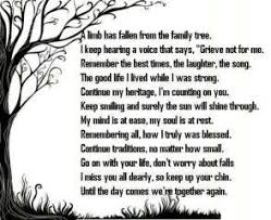 Pin By Shasta Mills On Random Things Funeral Poems Grief Quotes Family Tree