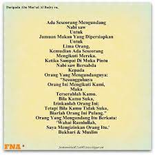 Check 'jamuan makan' translations into english. Hadith In Malay Hadith Person Spirituality