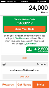 If You Guys Have Appnana Use My Code Coding Apps Earn Gift Cards Invitations