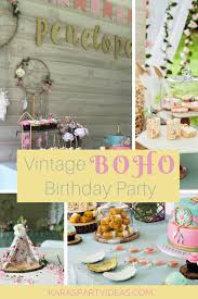 For an elegant twist, try a silver swirl themed baby. Kara S Party Ideas Vintage Boho Birthday Party Kara S Party Ideas