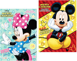 Saved by wecoloringpage coloring pages. Amazon Com Disney Mickey And Minnie Mouse Coloring Book Set With Tear And Share Pages Toys Games