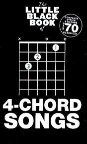 The chords are the i, iv, v and vi chords in any key. The Little Black Book Of 4 Chord Songs 1 9781847726315 Amazon Com Books
