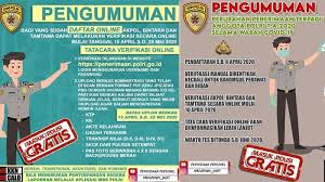 Pendaftaran Polri Diperpanjang Segera Verifikasi Online Melalui Penerimaan Polri Go Id Tribunnews Com Mobile