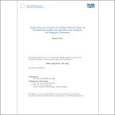 Kc chia on seotud selle ettevõttega. Engineering And Analysis Of A Defined Mixed Culture Of Pseudomonas Putida And Synechococcus Elongatus For Bioplastic Production
