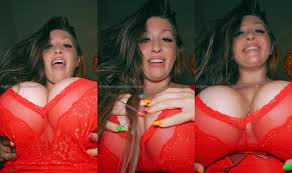 Babylittlelo Squeezes Huge Tits In Lingerie | PimpBunny