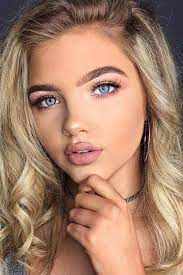 Natural Makeup Idea For Girls With Blue Eyes Blueeyes Blonde Time To Learn How To Do Nat Natural Prom Makeup Natural Summer Makeup Natural Makeup For Blondes
