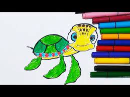 رسم سلحفاة للاطفال بالخطوات سهلة جدا وجميلة youtube