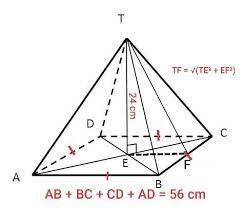See full list on tutorialbahasainggris.co.id Sebuah Limas Segi Empat Beraturan Mempunyai Alas Berbentuk Persegi Jika Keliling Alas 56 Cm Dan Brainly Co Id