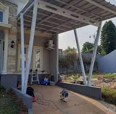 Rangka canopy dari baja ringan ini paling banyak di gunakan untuk rumah minimalis. Kanopi Baja Ringan Desain Ilegan Konstruksi Dan Taman 799218292